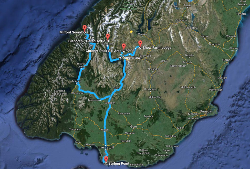 Southland Driving Route